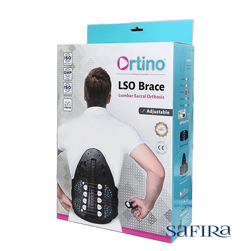 تصویر بسته بندی کمربند طبی اورتینو مدل LSO